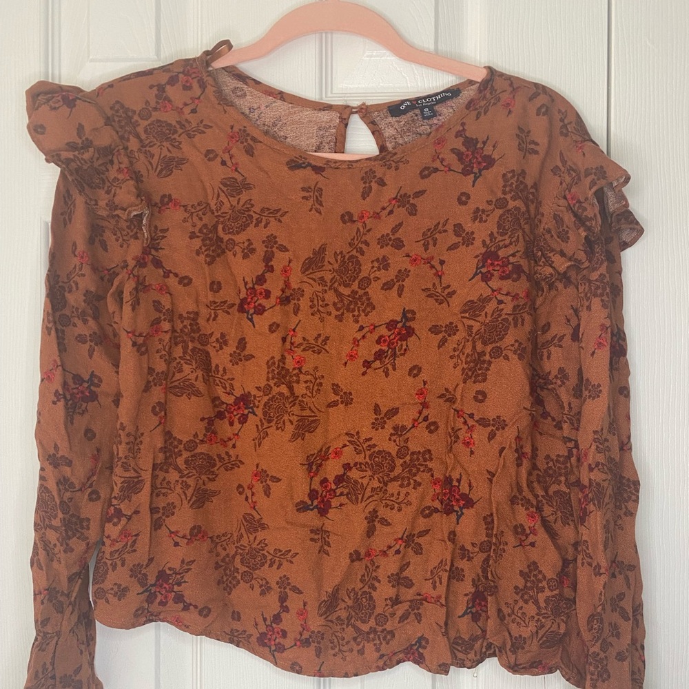 One Love Clothing Floral Blouse